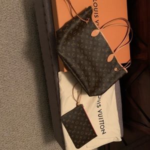 Auth Louis Vuitton Neverfull M/M